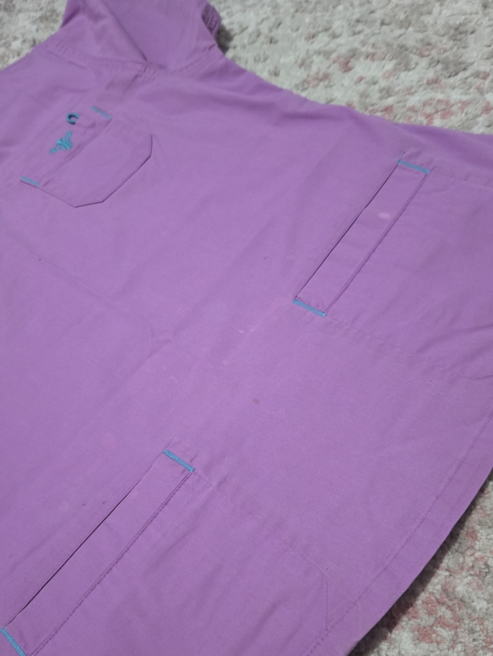 Purple Scrub Top - Picture 10 of 10